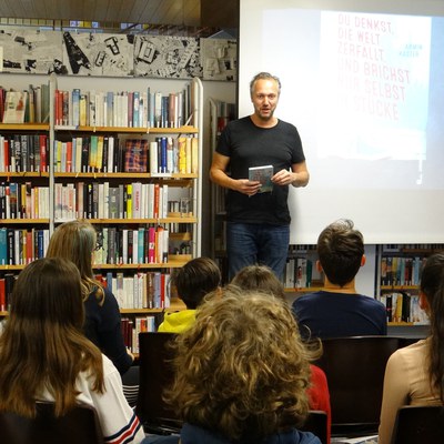 2019 Jugendbuchautor Armin Kaster zu Gast in der Bücherei Sulz-Röthis