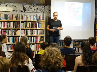 2019 Jugendbuchautor Armin Kaster zu Gast in der Bücherei Sulz-Röthis