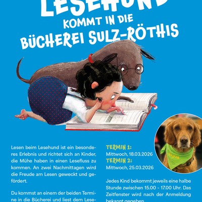 Der Lesehund kommt wieder!