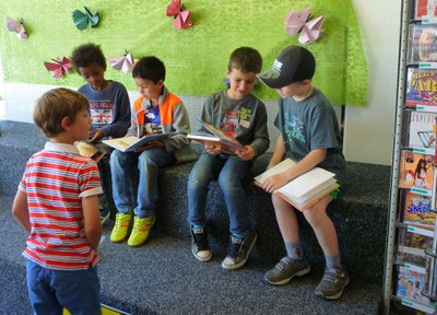 Volksschüler von Sulz und Röthis besuchten unsere Bücherei